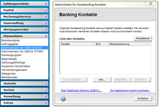 Administrator für HBCI