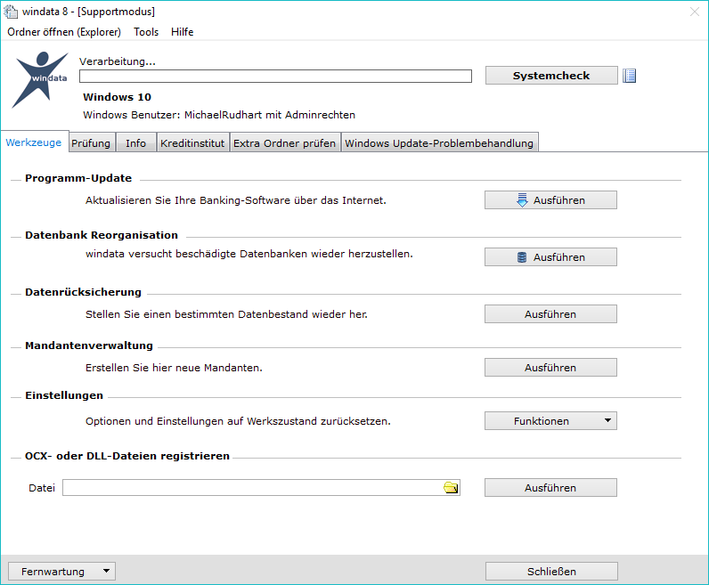 Supportmodus